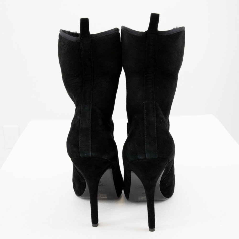 Vivienne Westwood Anglomania 10 Suede Boots Black - Picture 13 of 14